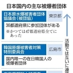 　日本国内の主な被爆者団体