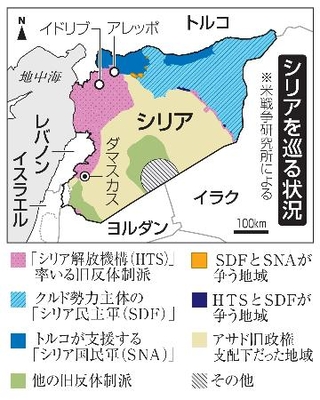 　シリアを巡る状況