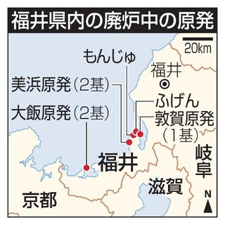 　福井県内の廃炉中の原発