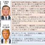　会談を巡る日米両首脳の発言（写真はロイターなど）