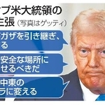 　トランプ米大統領の主な主張（写真はゲッティ）
