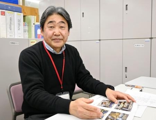 　能登半島地震で被災した石川県志賀町を支援した、宮城県石巻市の青木勝彦さん＝２月、石巻市