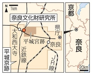 　平城京跡と奈良文化財研究所