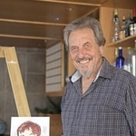 　マスク氏の似顔絵とエロール氏