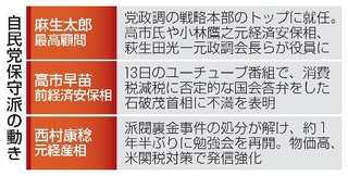 　自民党保守派の動き