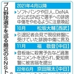 　プロ野球選手への中傷を巡るトラブル