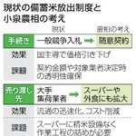 　現状の備蓄米放出制度と小泉農相の考え