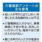 　介護施設アンケートの主な意見
