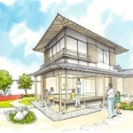 　松山市が再建計画を進める愚陀仏庵のイメージ図