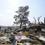 　宮城県名取市閖上地区＝２０１１年３月２９日