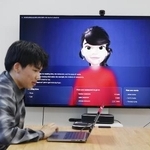 　英会話ＡＩと対話する大学受験生