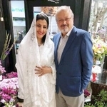 　ジャマル・カショギ氏（右）と妻ハナンさん＝２０１８年６月、ワシントン近郊（ハナンさん提供・共同）