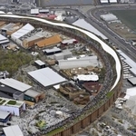 　万博会場の大屋根リング＝大阪市此花区の夢洲