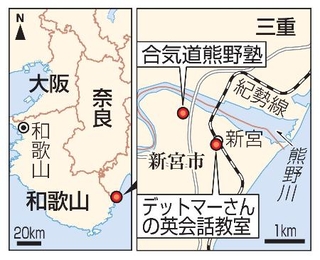 　和歌山県新宮市・デットマーさんの英会話教室、合気道熊野塾