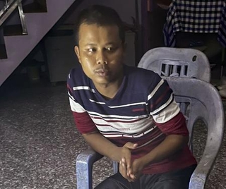 ミャンマー東部パヤトンスで「勝利を確信できない」と語る民主派「国民防衛隊」の兵士アルソー＝１０月（共同）