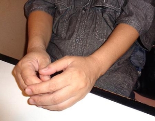 　大阪市内の就労継続支援Ａ型事業所を利用していた瀬戸京香さん（仮名）＝１０月、大阪府内