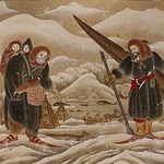 「万国人物図」のノルウェー人（大村市歴史資料館蔵）