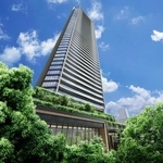 　三井不動産レジデンシャルの「セントラルガーデン月島　ザ　タワー」の完成予想図