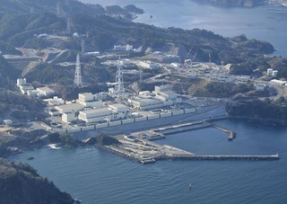 　宮城県の東北電力女川原発＝２０２５年１２月９日（共同通信社機から）