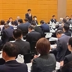 　自民党の「国民医療を守る議員の会」が開いた総会＝２日、東京都千代田区