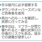 　雪道避難の注意点