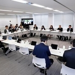 　「こども誰でも通園制度」を検討する有識者会議＝１９日、東京都千代田区