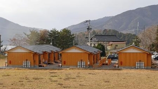 岩手県大船渡市の山林火災被災者向け仮設住宅＝２０２５年１２月