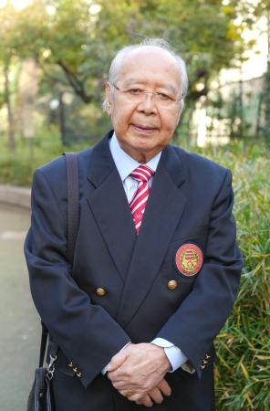 　インタビューに応じるＩＯＣの猪谷千春名誉委員