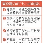 　東京電力の“七つの約束”
