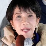 　東京都世田谷区で最後の訴えをする自民党総裁の高市首相＝７日夜