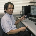 　大阪府などの住民の血液を調査した京都府立大の原田浩二准教授＝京都市