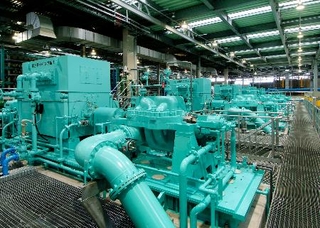 　福岡地区水道企業団が運営する、海水を真水にする淡水化センター＝福岡市（同企業団提供）