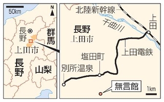 　長野・上田市、無言館、北陸新幹線、上田電鉄