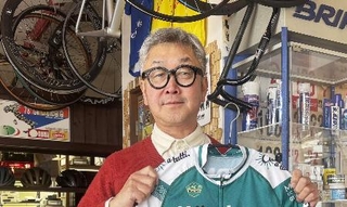 「ツール・ド・のと」の運営の中核を担う成田加津利さん＝１月４日、石川県内灘町