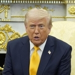 　トランプ米大統領＝ワシントン（共同）