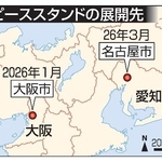 　ピーススタンドの展開先