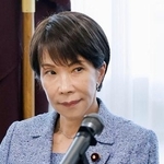 　自民党の全国幹事長会議に臨む高市首相＝１１日午後、東京・永田町の党本部