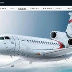 陳小二が保有するプライベートジェット機と同型機（ダッソーのホームページより）