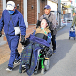 高砂市内で行われた避難訓練（２０２４年１２月）