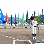 選手宣誓する森海斗主将