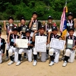 優勝した本山二少年野球部