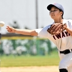 無安打無失点の好投を見せた岩屋フェニックス・中川祈里投手＝淡路佐野運動公園