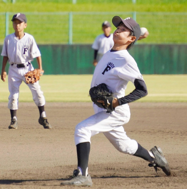 ３回１失点の好投を見せた今津の樋口真大投手（撮影・谷川直生）