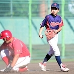 チームを引っ張った洲本三熊の武市浩司投手＝Ｇ７スタジアム神戸（撮影・斎藤雅志）