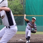 尼崎スピリットクラブ－中央イーグルス　２、３回を無失点で抑えた中央の上中海翔投手
