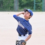 零封した春日ＷＥＳＴの駒谷優投手＝丹波篠山市今田町今田新田