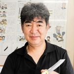 「肥後守」を全国で唯一手掛ける永尾かね駒製作所の永尾光雄さん＝三木市平田