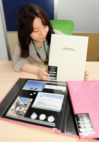 ナカバヤシの代名詞「フエルアルバム」ももちろん健在＝大阪市内