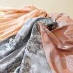 光沢のある生地「パーリーコットン」