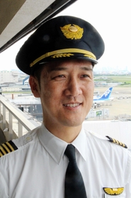 全日本空輸Ｂ７７７部機長の松本健吾さん